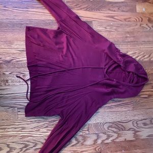crop top with hood